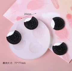 Molde silicona oreo mordida x 4 - comprar online