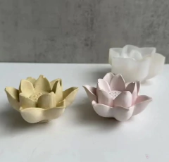 Molde de silicona mini flor de loto abierta - comprar online