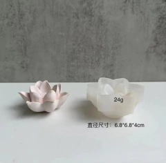 Molde de silicona mini flor de loto abierta - comprar online