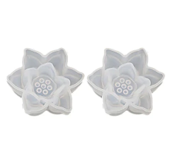 Molde de silicona mini flor de loto abierta - Nonnalucia
