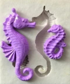Imagen de Molde silicona hipocampo x 2