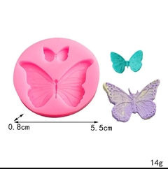 Molde silicona mariposas x 2 - comprar online