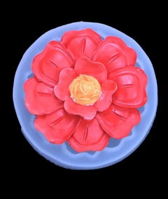Molde silicona flor grande en internet