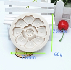 Molde silicona flor grande - comprar online