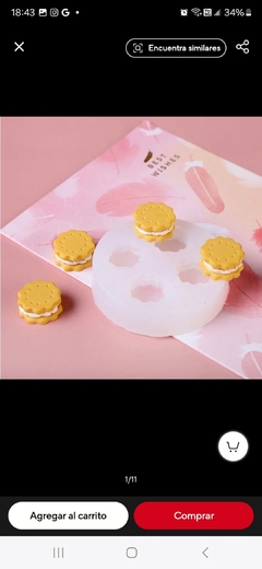 Molde silicona cookie rellena - comprar online