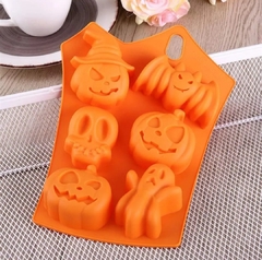 Molde silicona halloween x 6 murciélago - comprar online