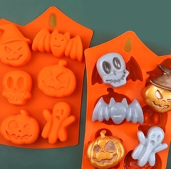 Molde silicona halloween x 6 murciélago - Nonnalucia