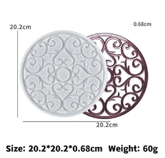 Molde silicona bandeja calada corazon - comprar online