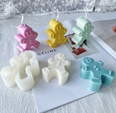 Molde silicona muñeco jengibre