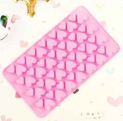 Molde silicona mini corazones 2 tamaños - tienda online