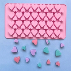 Molde silicona mini corazones 2 tamaños - Nonnalucia
