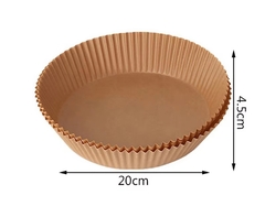 Papel descartable para freidora 20cm de aire x50 unidades - Nonnalucia