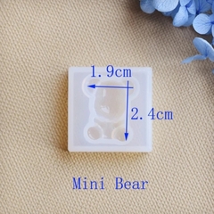 Molde de silicona osito mini - comprar online