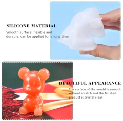 Molde silicona oso brazos separados - comprar online