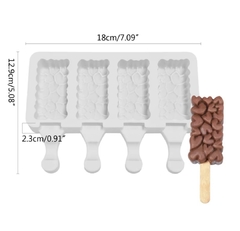 Molde silicona paletas heladas corazones mini - comprar online