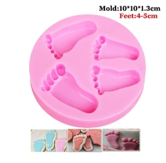 Molde de silicona pie x4 en internet