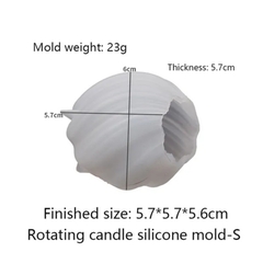 Molde silicona velon onda giratoria chico - Nonnalucia