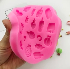 Molde silicona golosinas x21 en internet