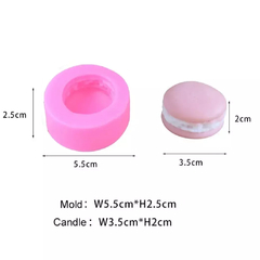 Molde silicona macarron x 1 - Nonnalucia