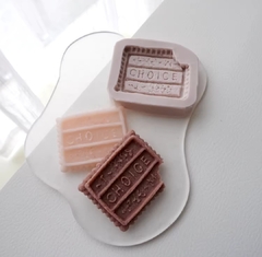 Molde silicona galletita mordida - tienda online