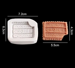 Molde silicona galletita mordida en internet