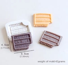Molde silicona galletita mordida - comprar online