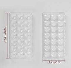 Molde acrilico bombon corazon - comprar online