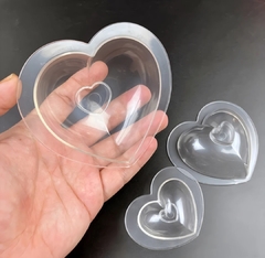 Molde de acrilico huevo corazon 3 tamaños - tienda online