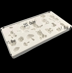 Molde silicona animales del bosque - tienda online