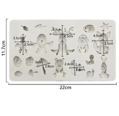 Imagen de Molde silicona animales del bosque