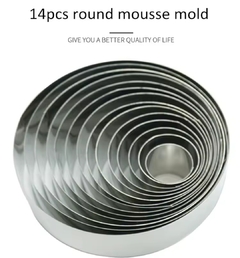 Cortantes circulares de metal x 14 - Nonnalucia