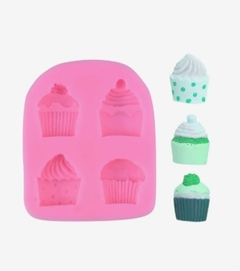 Molde de silicona cupcake x 4 - comprar online