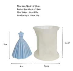 Molde de silicona vestido - comprar online