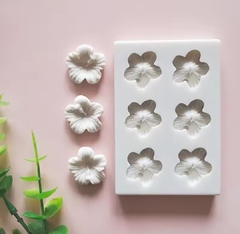 Molde silicona flores tropicales x 6 en internet