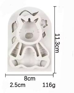 Molde silicona cebra - Nonnalucia