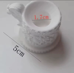 Molde silicona portavela tacita - comprar online