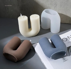 Molde silicona vela U - tienda online