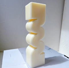 Molde silicona vela pilar de ondas chico en internet