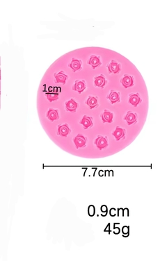 Molde silicona mino rosas x 20 - tienda online