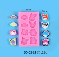 Molde de silicona kuromy y melody - Nonnalucia
