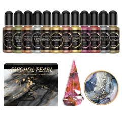 Colorantes liquidos para resina metalizados x 12 tonos - comprar online