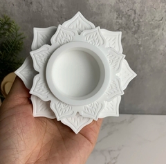 Molde silicona portavela mandala - tienda online