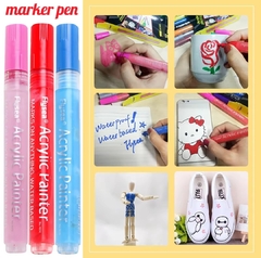 Marcadores acrilicos x 12 - tienda online