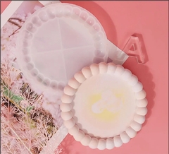 Molde silicona mini bandeja con borde burbujas - tienda online