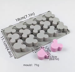 Molde de silicona caritas de mickey - comprar online