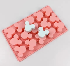 Molde de silicona caritas de mickey