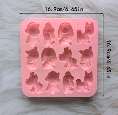 Molde silicona animales - comprar online