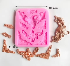 Molde de silicona molduras x 7 - comprar online