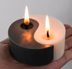 Molde para vela yin yang x 1