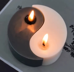 Molde para vela yin yang x 1 - Nonnalucia